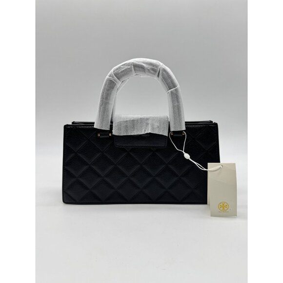 TORY BURCH Fleming East West leather small women's tote - Black - Picture 3 of 8